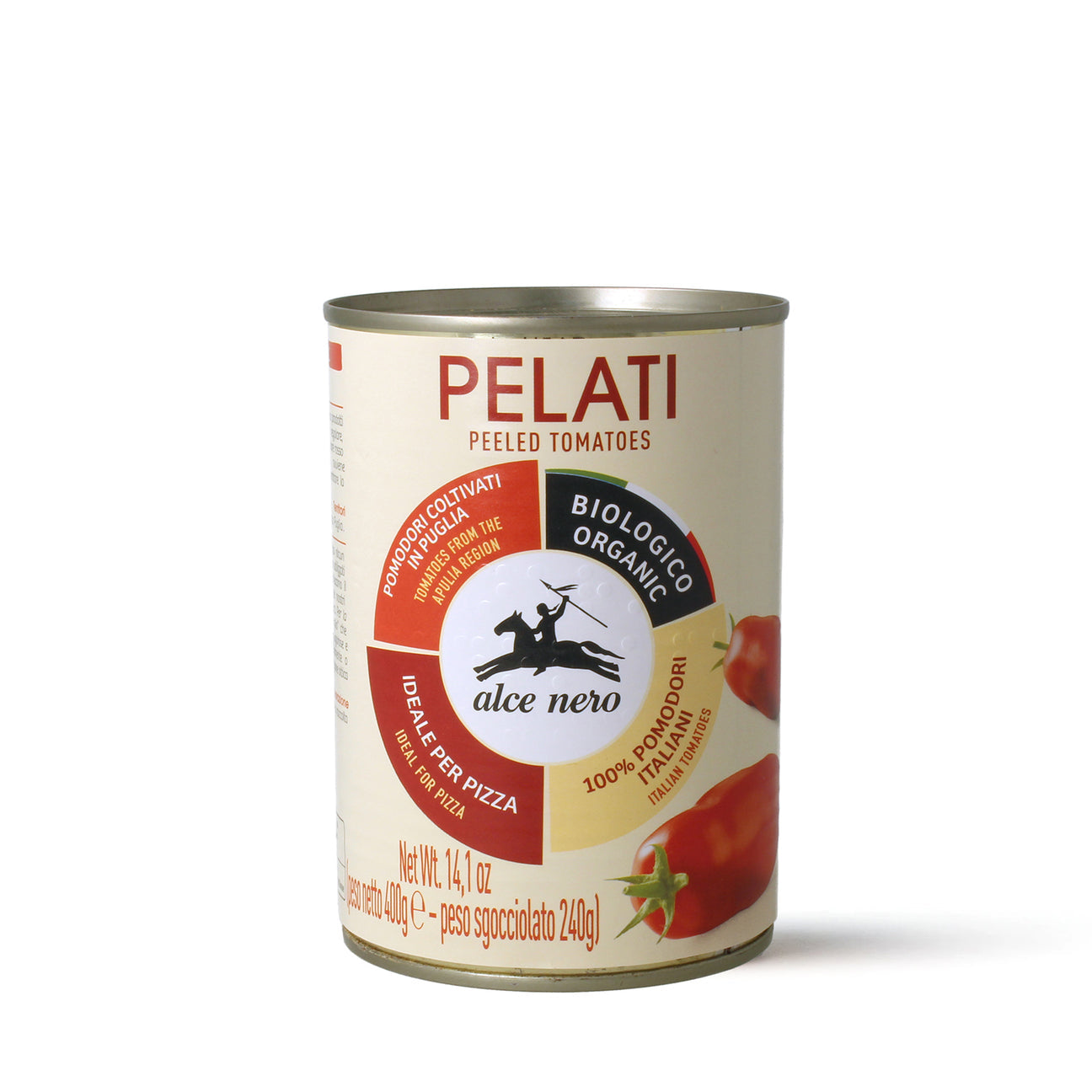 Alce Nero Peeled Tomatoes Dose 500GR Organic
