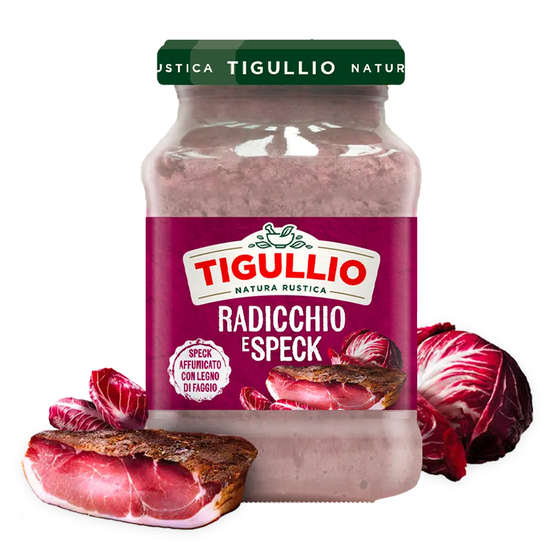 TIGULLIO RADICCHIO E SPECK 185GR