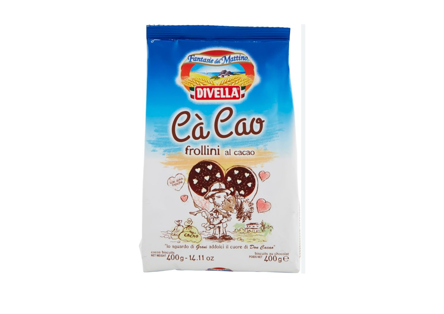 Divella cà cao biscotti 400GR