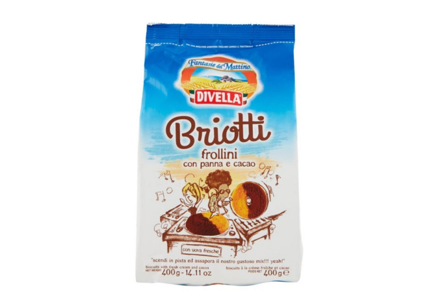 Divella briotti panna cacao 400GR