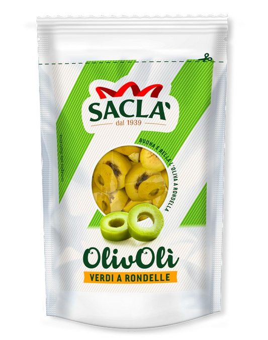 Saclà Olive Verdi a rondella 185GR