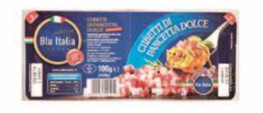 Blu Italia Dadini Dolci Pancetta 100GR