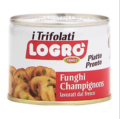 LATTINA FUNGHI CHAMPIGNON TRIFOLATI D'AMICO LOGRO' 180gr